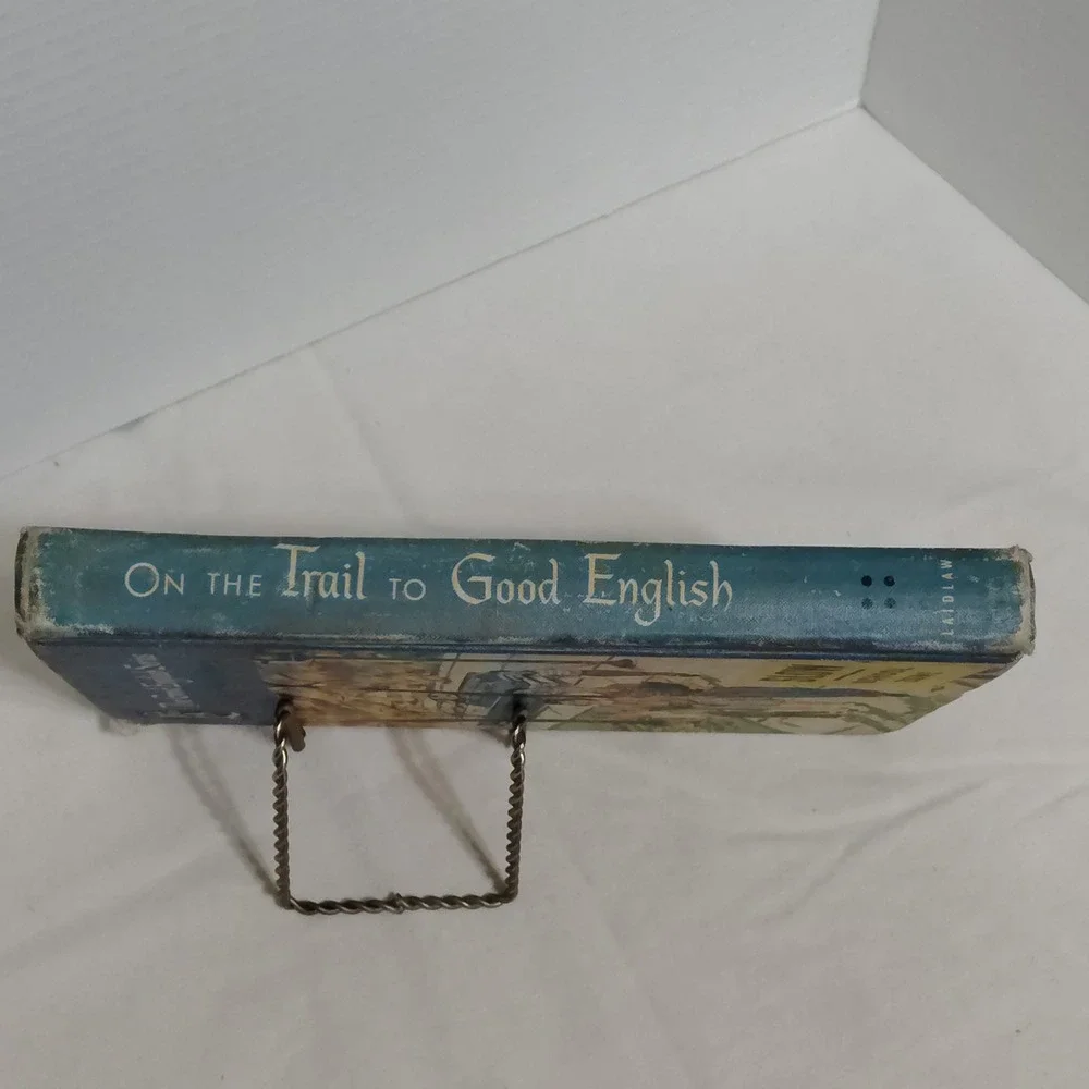 On the Trail to‎ Good English Textbook 1958 Laidlaw Brothers Vintage School Book